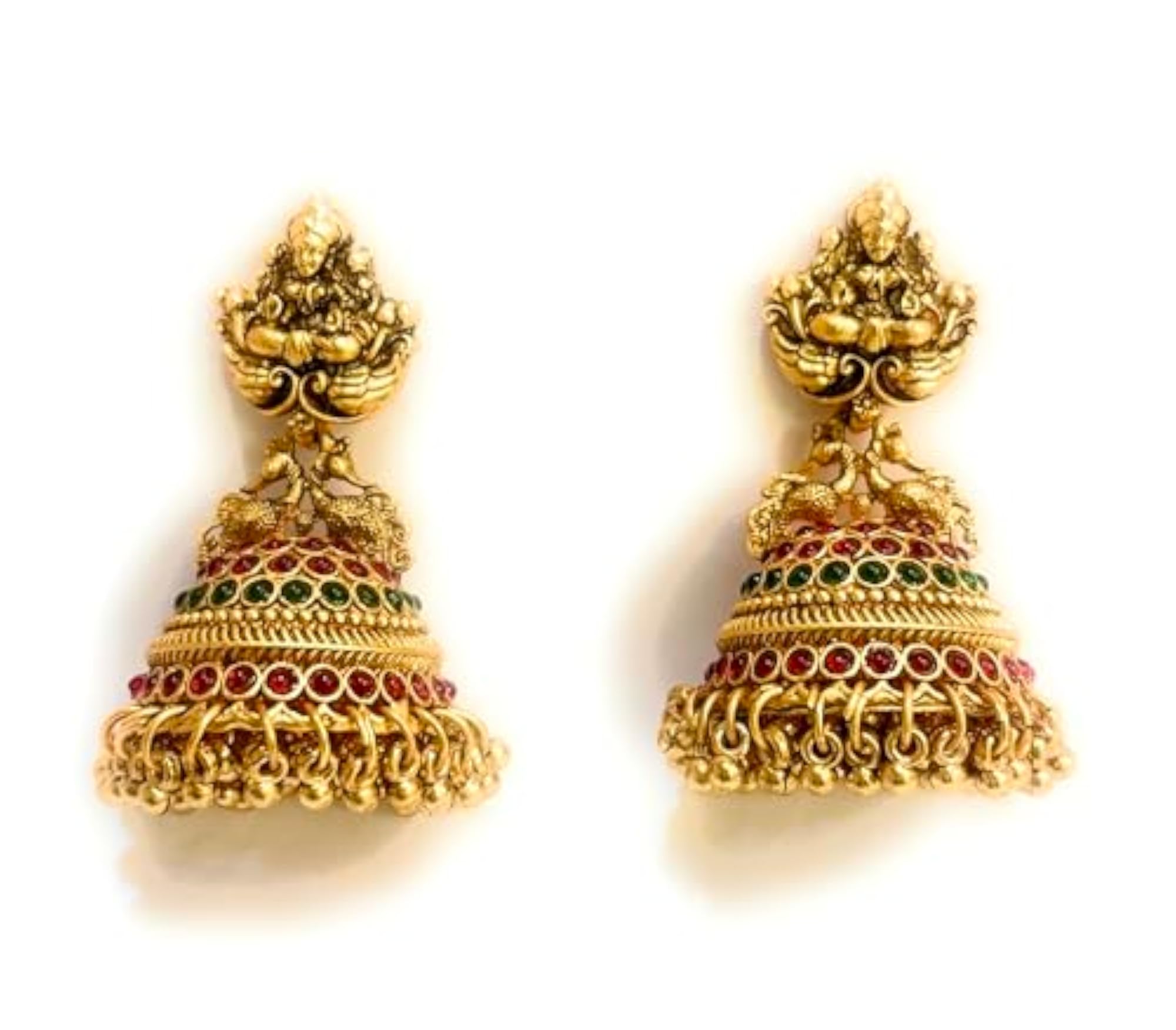 Women's Peacock Pearl Based Beautiful Pearl Stud Earrings